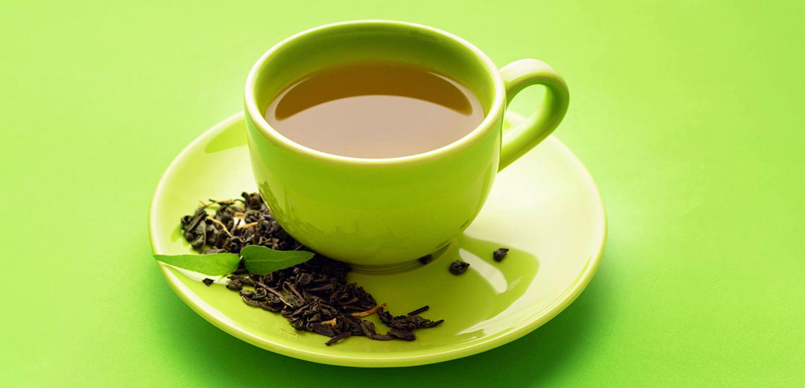 خواص چای سبز برای لاغری شکم و پهلو