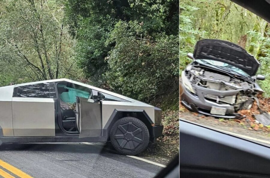 اولین گزارش از تصادف خودروی تسلا سایبرتراک بدون وقوع صدمه جانی ثبت گردید