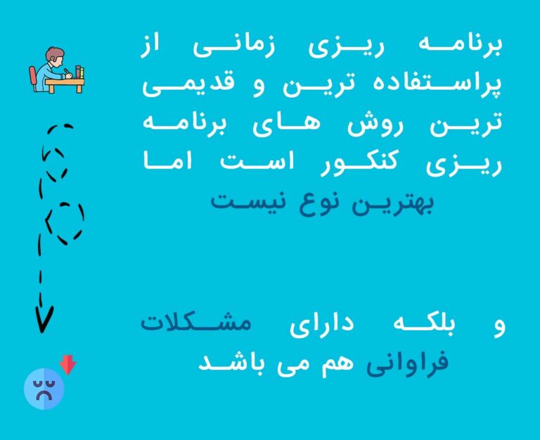 باید ویرانه پوسیده برنامه ریزی کنکور زمانی را فراموش کرد