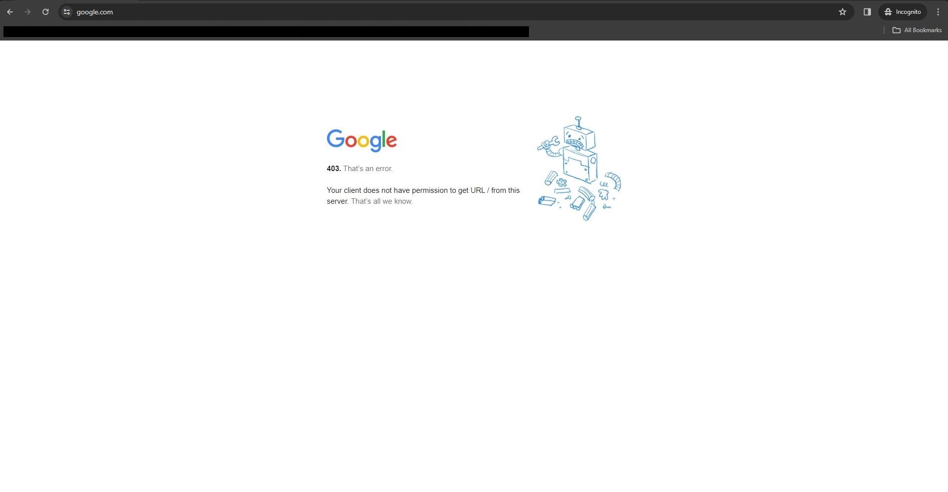 کاربران ایرانی گوگل هنوز هم نمی توانند از حالت ناشناس google.com استفاده کنند