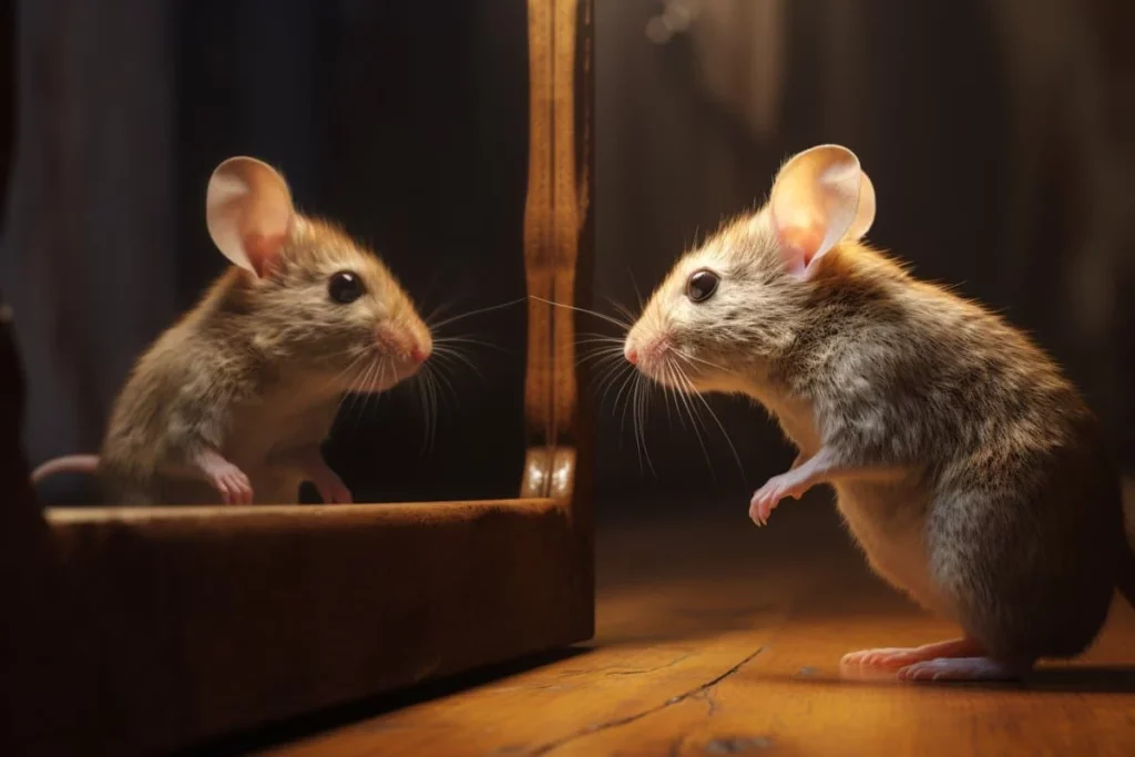 پژوهش تازه: توجه موش‌ها به تغییرات ظاهری خود در مقابل آینه