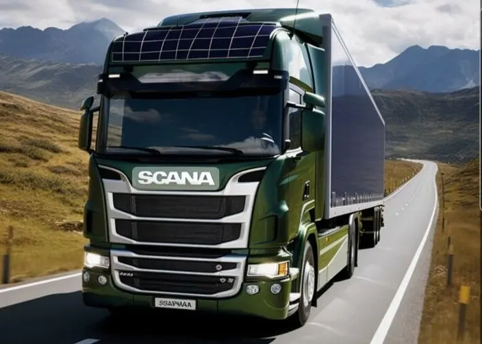 نوآوری سوئد در معرفی اولین کامیون خورشیدی جهان برای کاهش آلودگی