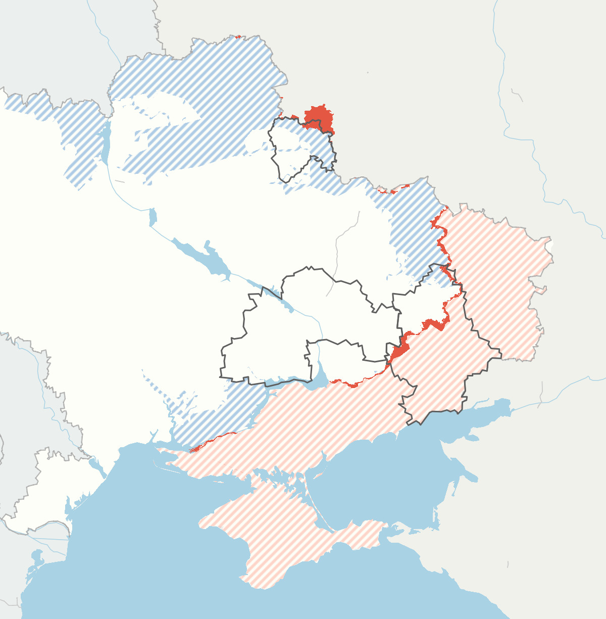 روسیه حملات خود را در شمال‌شرق و شرق اوکراین تشدید می‌کند